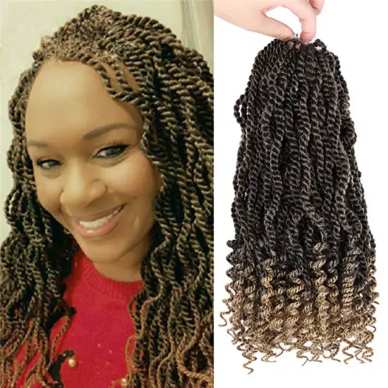 Crotcheting hair styles braids: Senegalese Twists
