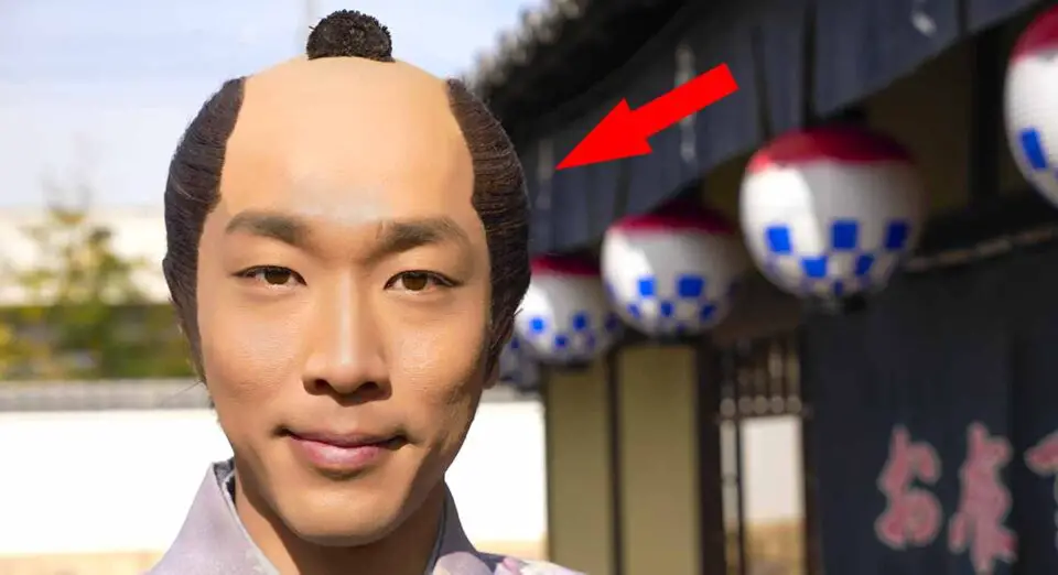 Samurai haircut