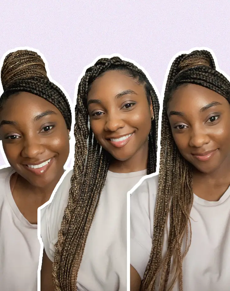 braids hairstyles 2023 pictures: different ways to style knotless braids