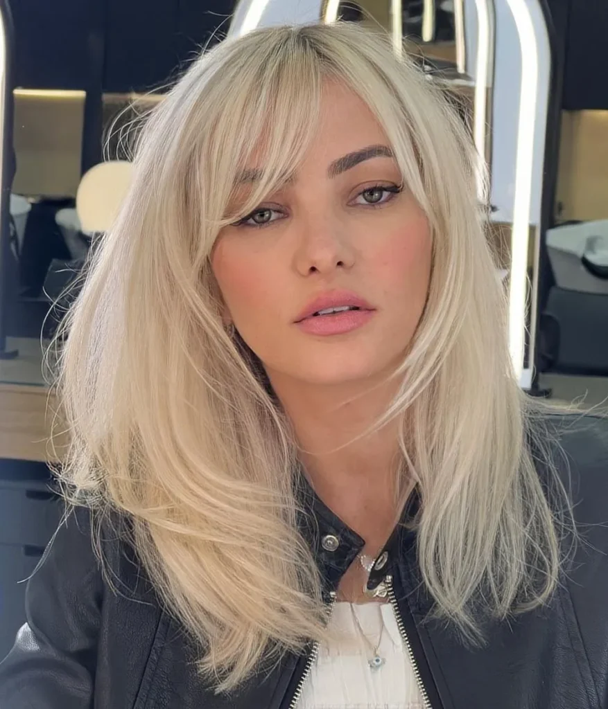 Side Swept Bangs for Thin Hair