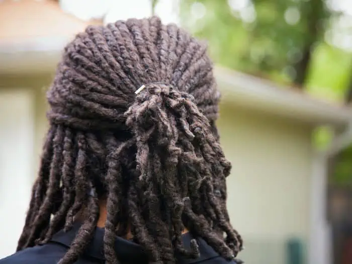 Starting Locs with Two Strand Twist example