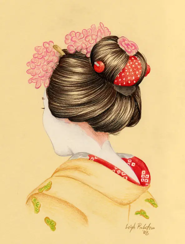 Japanese hair styles: shimada