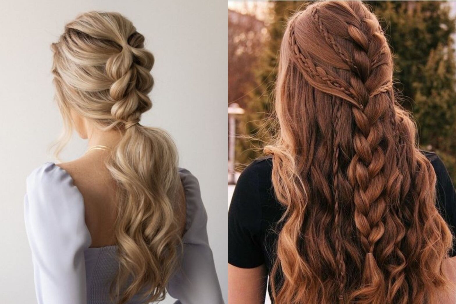 2 long creative braid styles