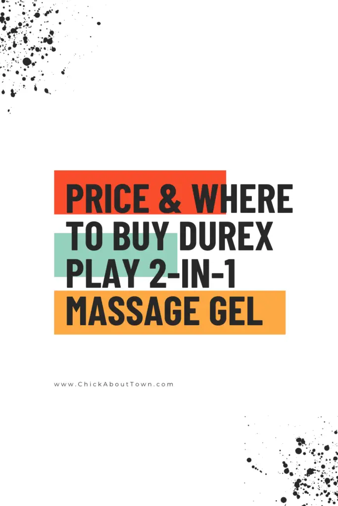 Price & Where to Buy Durex Play 2-in-1 Massage Gel
