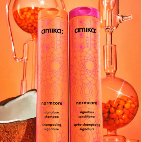 Lightweight Hydrating Shampoo: Amika Normcore Signature Shampoo 