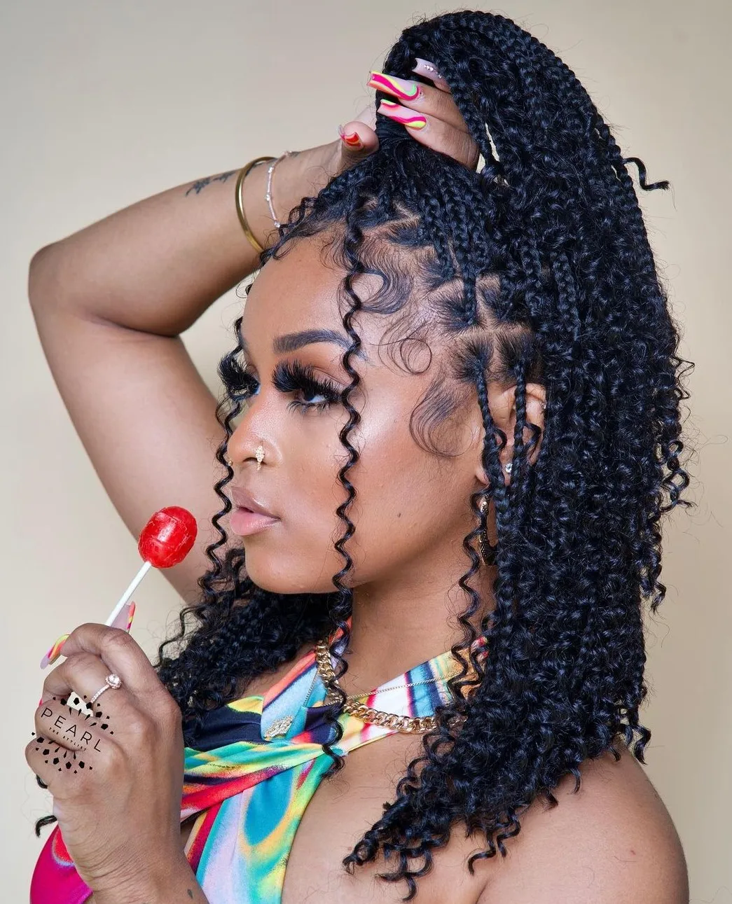 braided curly hairstyles