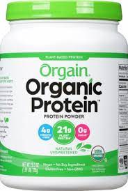 Best Protein Shakes for Women: Orgain organic protein powder