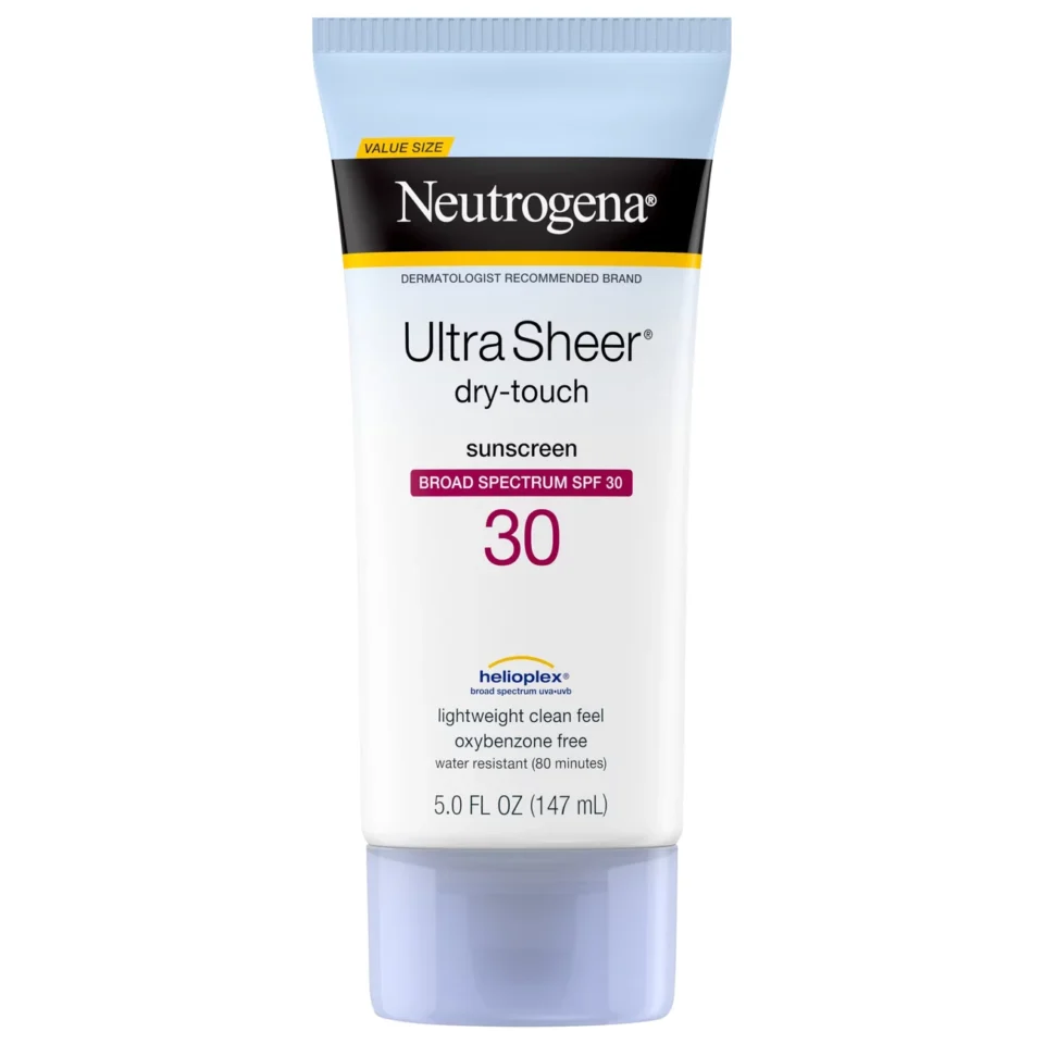 Best Sunblock for Face Oily Skin #1: Neutrogena Ultra Sheer Dry-Touch Sunscreen