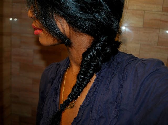 Side Braid Hairstyles for Black Hair #1: Side-Swept Fishtail Braid