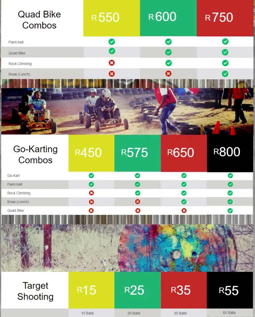 Soweto Towers Activities and prices