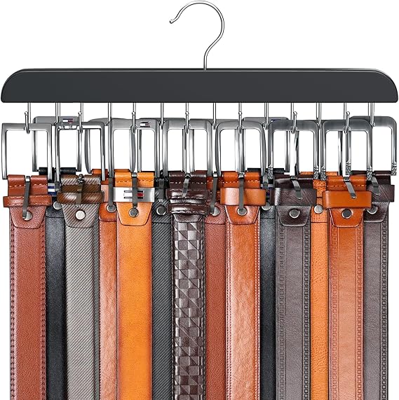 Amazon Must-Haves for Belt Lovers #1: Closet belt hangers and racks