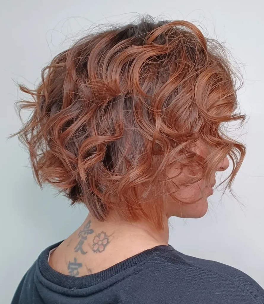 Curling short fine hair