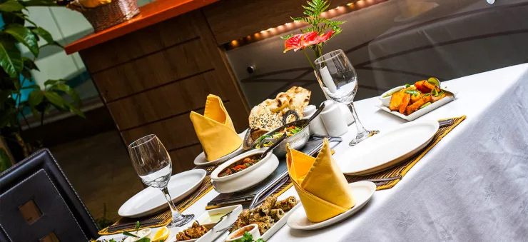 A table at Haandi Westgate