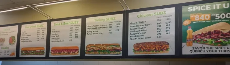 Subway Nairobi Menu The Hub